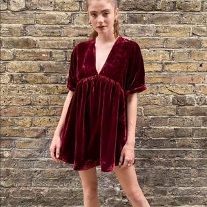 Free people ivy velvet dress